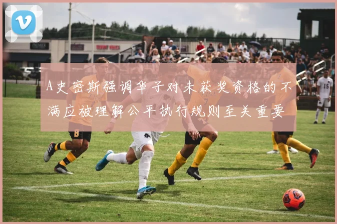 A史密斯强调华子对未获奖资格的不满应被理解公平执行规则至关重要